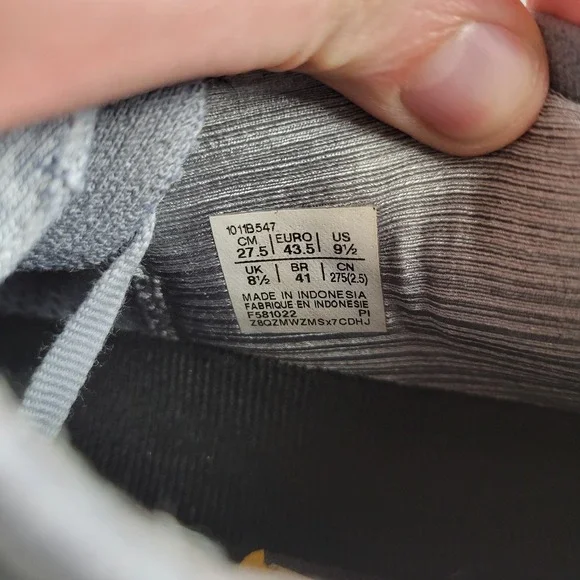 Asics Gel-Nimbus 25 Mens Running Shoes Piedmont Grey 101B547 Size 9.5 - Picture 11 of 12